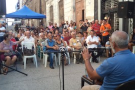 AA Padura en Matanzas, donde recibió  este año el premio honorífico Fundación de la Ciudad de Matanzas 1