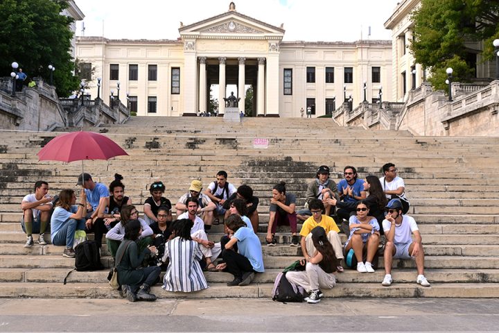los estudiantes universitarios marcaron la pauta en 2025 con sus movilizaciones contra el “tarifazo” de Etecsa
